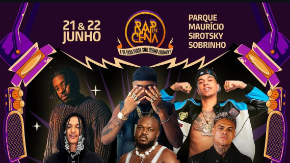 Rap in Cena reúne maiores nomes do rap, trap e funk